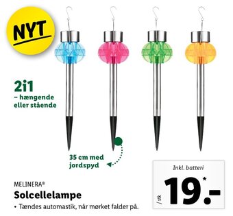 Lidl Solcellelampe tilbud