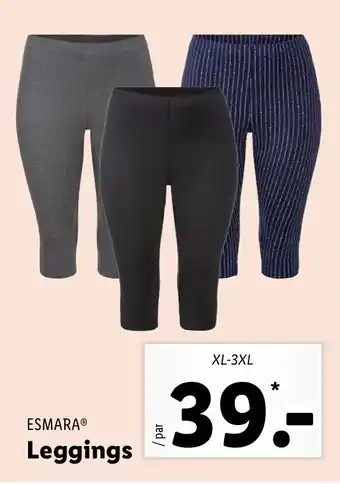 Lidl Leggings XL-3XL tilbud