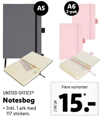 Lidl Notesbog tilbud