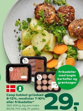 Coop 365 Coop hakket grisekød tilbud