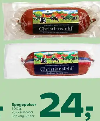 Christiansfeld sønderjysk spegepølse