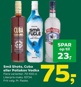 Coop 365 Små fugle shots tilbud