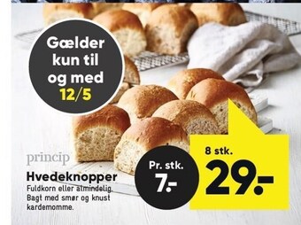 Bilka Hvedeknopper 8 stk. tilbud
