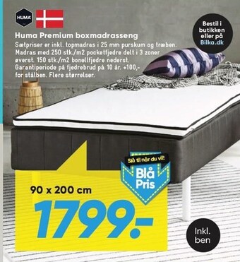 Bilka Huma Premium boxmadrasseng tilbud