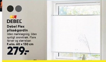 Bilka Debel Flex plisségardin tilbud