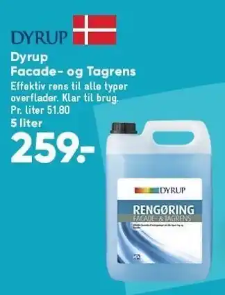 Dyrup Facade - og tagrens 5 l