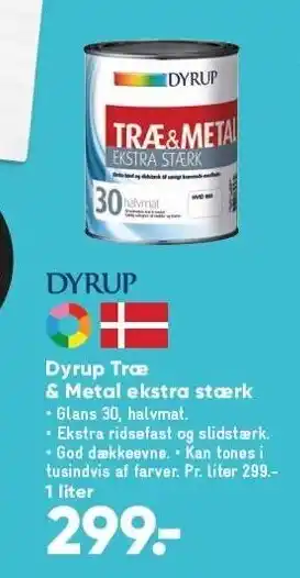 Bilka Dyrup Træ & Metal ekstra stærk tilbud