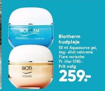 Bilka Biotherm hudpleje tilbud
