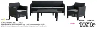 JYSK Marielyst Bord + Sofa + 2Stole tilbud