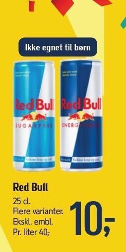 Føtex Red Bull tilbud