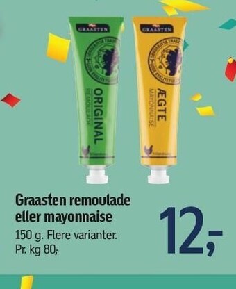 Føtex Graasten remoulade eller mayonnaise tilbud
