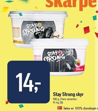 Føtex Stay Strong skyr tilbud