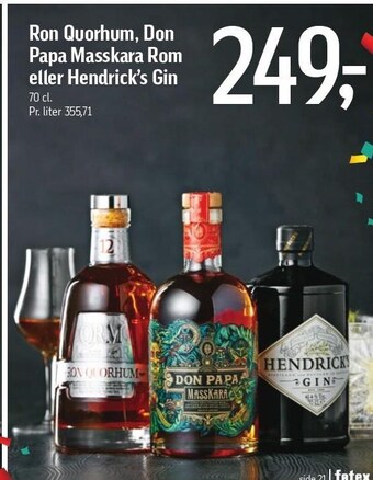 Føtex Hendrick's Gin tilbud