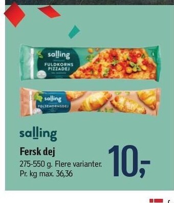 Føtex Fersk dej tilbud