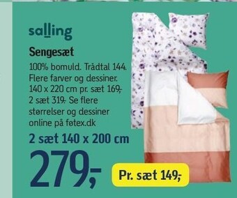 Føtex Sengesæt tilbud