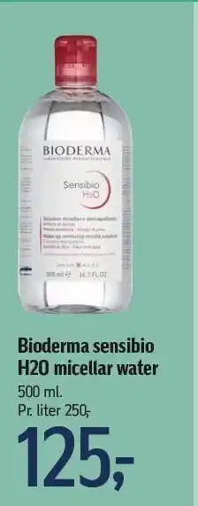 Føtex Bioderma sensibio H20 micellar water tilbud
