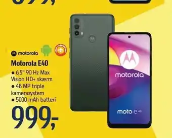 Føtex Motorola E40 tilbud
