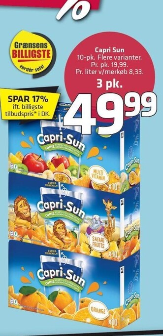 Fleggaard Capri Sun tilbud