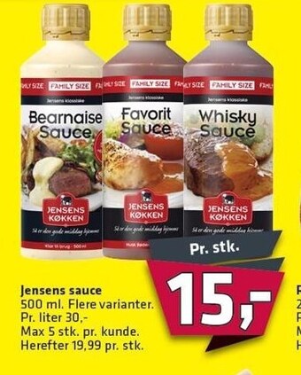 Fleggaard Jensens sauce tilbud