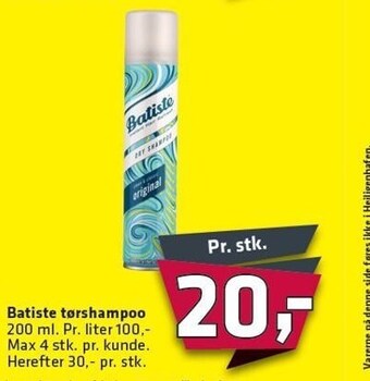 Fleggaard Batiste tørshampoo tilbud