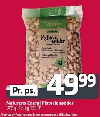 Fleggaard Naturens Energi Pistacienødder tilbud