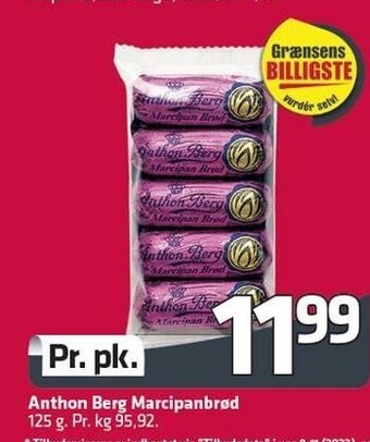 Fleggaard Anthon Berg Marcipanbrød tilbud