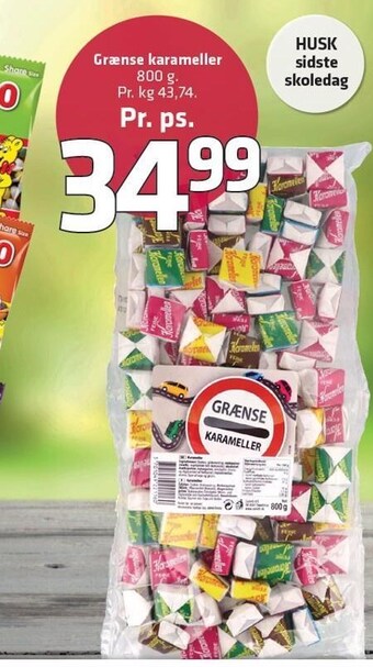 Fleggaard Grænse karameller tilbud