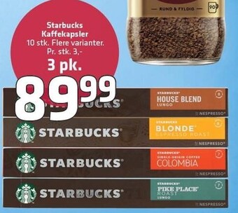 Fleggaard Starbucks kaffekapsler tilbud