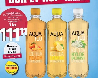 Fleggaard Aqua Full Icetea tilbud