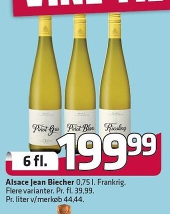 Fleggaard Alsace Jean Biecher tilbud
