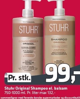 Fleggaard Stuhr Original Shampoo el. balsam tilbud