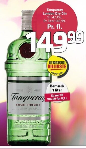 Fleggaard Tanqueray London Dry Gin tilbud