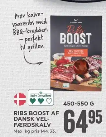 MENY Ribs boost af dansk velfærdskalv tilbud