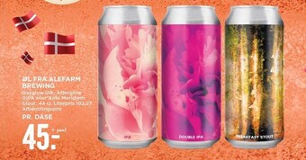 Øl fra alefarm Brewing