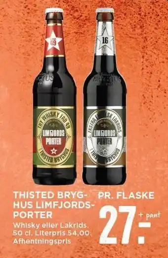 MENY Thisted bryghus limfjordsporter tilbud