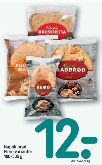 REMA 1000 Napoli brød tilbud