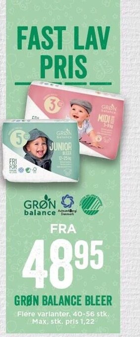 MENY Grøn Balance Bleer tilbud
