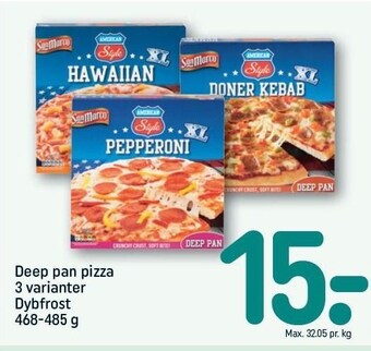 REMA 1000 Deep pan pizza tilbud