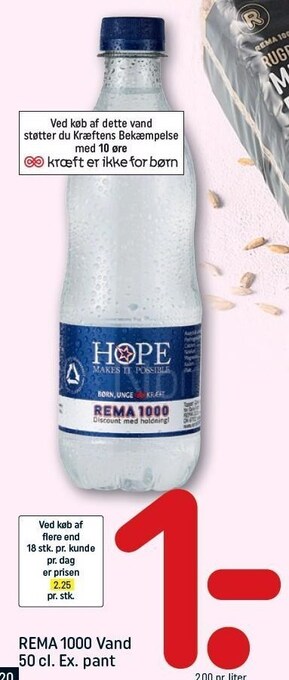 REMA 1000 Rema 1000 vand tilbud