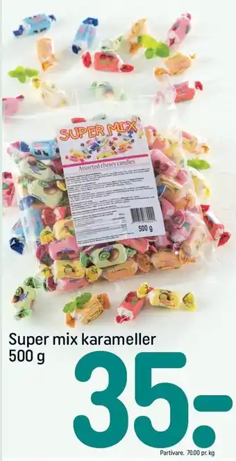 REMA 1000 Super mix karameller tilbud