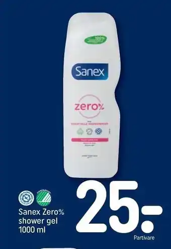 REMA 1000 Sanex Zero% shower gel tilbud