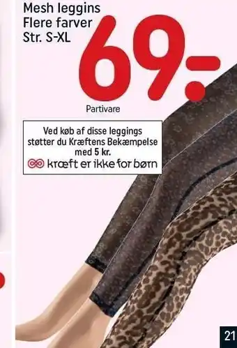 Mesh leggins