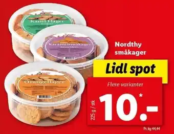 Lidl Nordthy Småkager 225g tilbud
