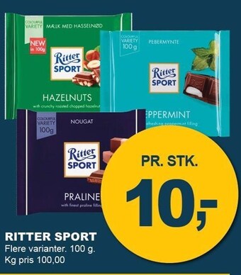 Let-Køb Ritter sport tilbud