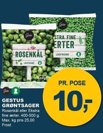 Let-Køb Gestus grøntsager tilbud