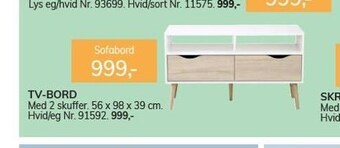 Daells Bolighus TV-bord tilbud