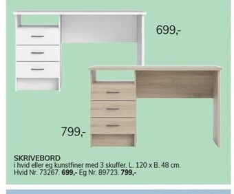 Daells Bolighus Skrivebord tilbud