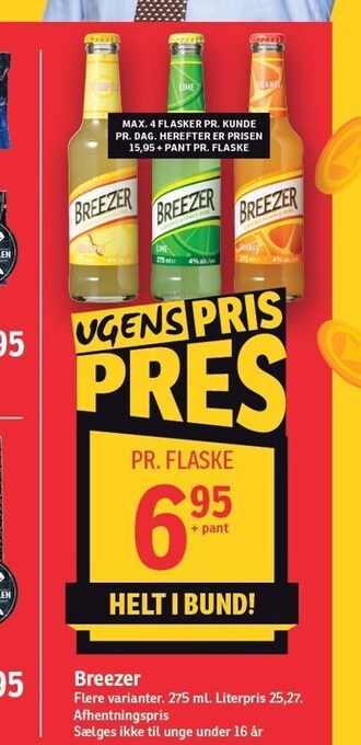 SPAR Breezer tilbud