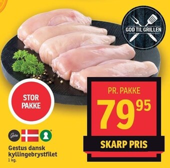 SPAR Gestus dansk kyllingebrystfilet tilbud