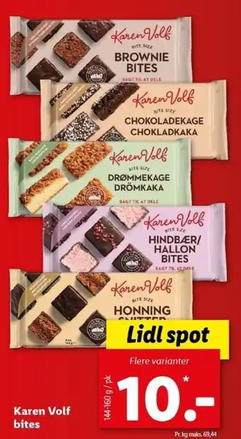 Lidl Karen Volf Bites 144-160 g tilbud